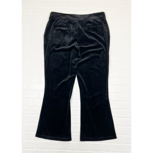 Universal Standard Velvet Farrah Flare Crop Dress Pants Black Size 16 - Picture 6 of 10